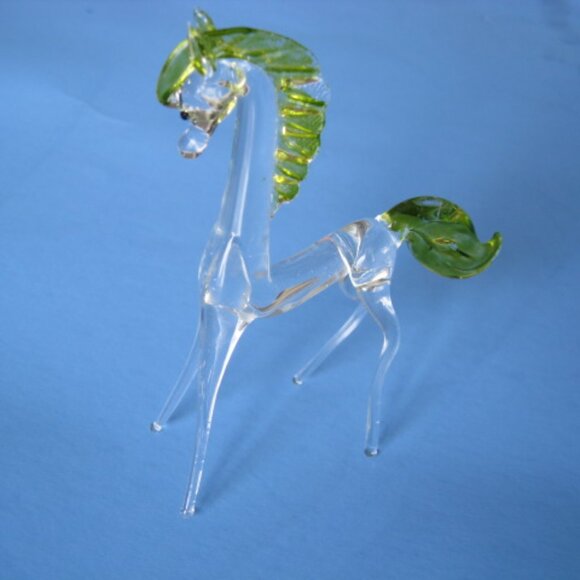 Blown Glass Horse Vintage - Picture 5 of 11